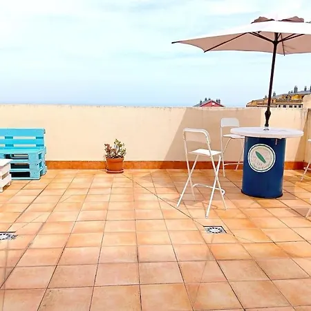 Playa Con Terraza & Vistas Al Mar Lägenhet *