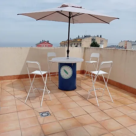 Playa Con Terraza&vistas Al Mar Foz